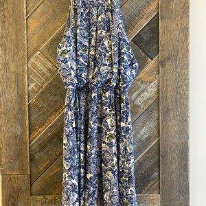Floral Halter Maxi Dress